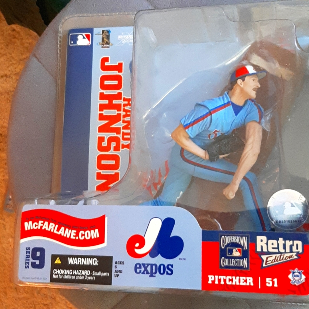 Randy Johnson Montreal Expos, McFarlane Sportspicks Retro Edition 2004.